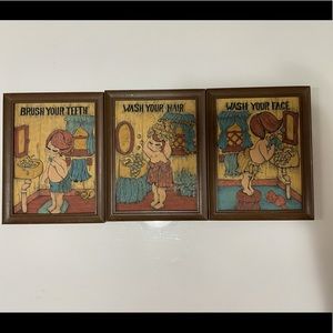 1950’ vintage bathroom decor very cute